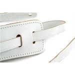 GRETSCH - VINTAGE LEATHER STRAPS - Vintage White